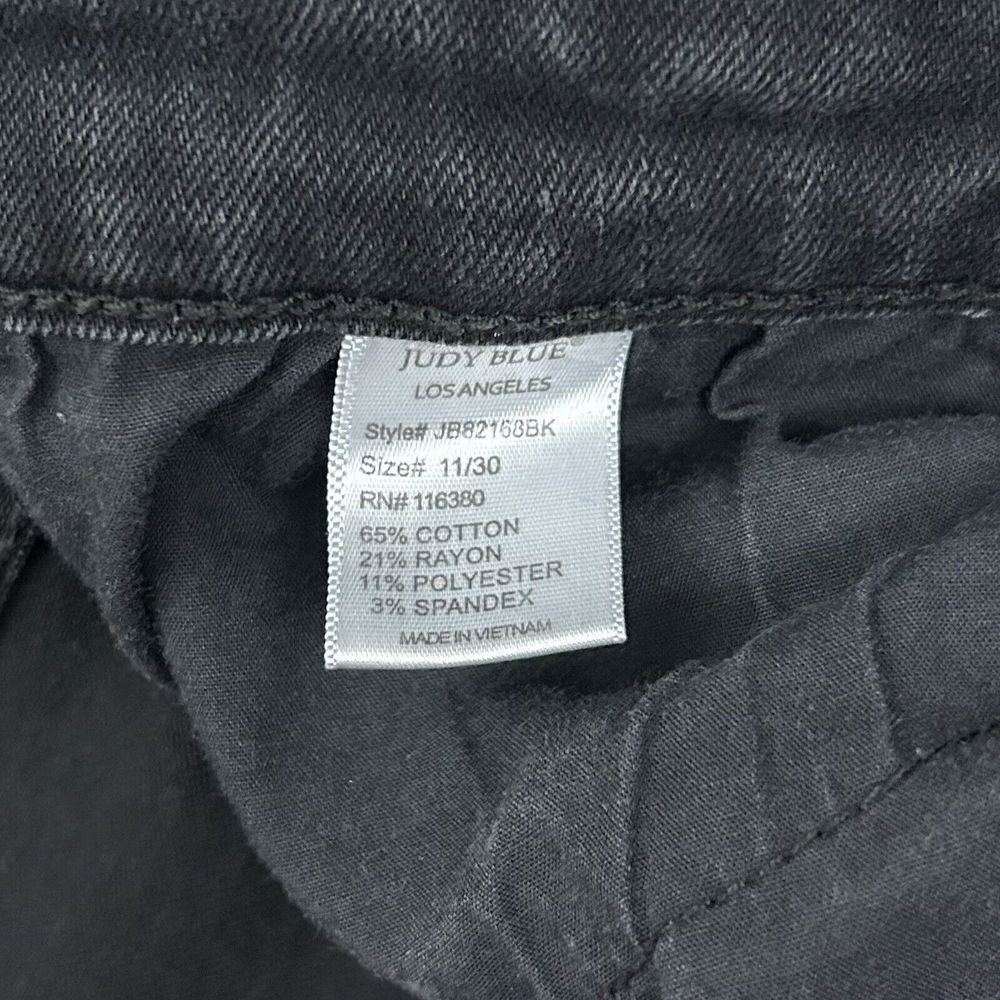 Judy Blue Jeans‎ Skinny Fit Black Women's Size 11/30 Stretchy - Picture 5 of 10